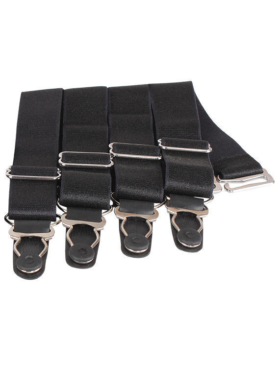 Suspender Clips In Black (4)