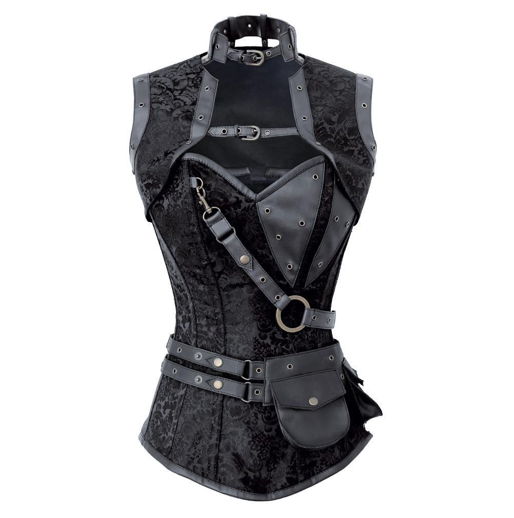 Aliah Steampunk Corset - Corsets Queen US-CA