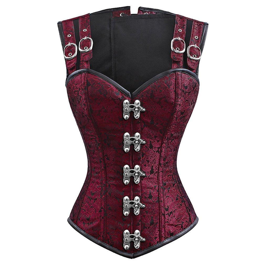 Nyla Gothic Corset with Shoulder Straps
