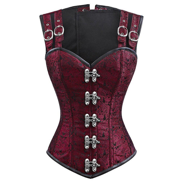 Nyla Gothic Corset with Shoulder Straps