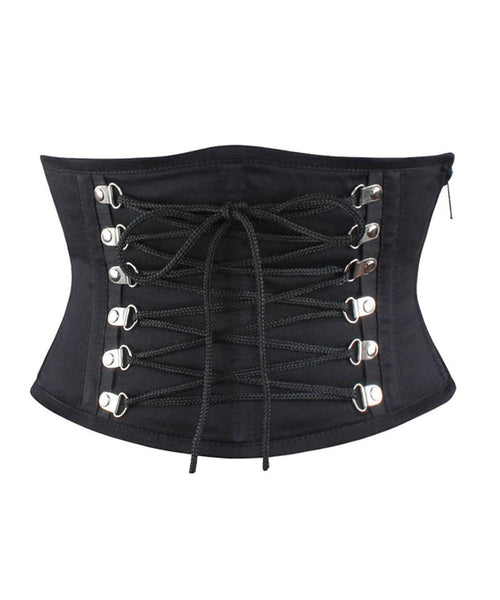 Paxton Gothic Black Cotton Underbust Corset