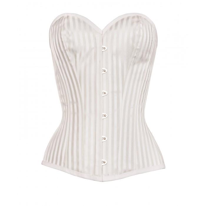 Malaki Instant Shape White Striped Corset