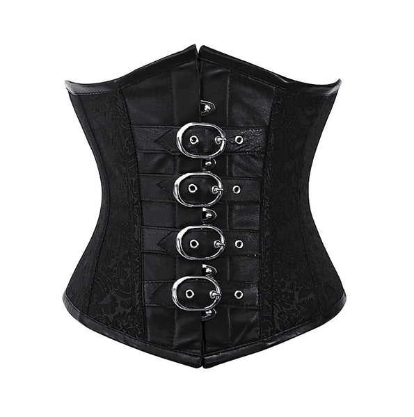 Frnace Black Gothic Underbust Corset