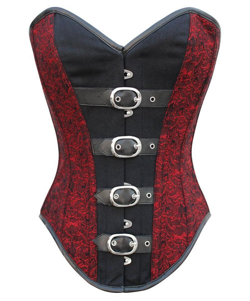 Park Instant Shape Gothic Buckle Up Overbust Corset