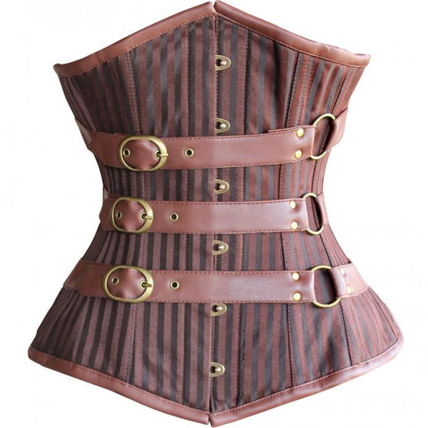 Ramsey Steampunk Underbust Three Belt Corset