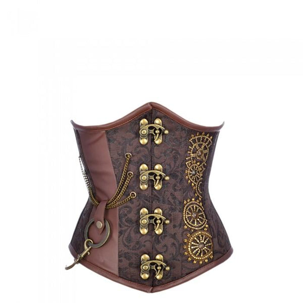 Pratt Steampunk Embroidered Corset