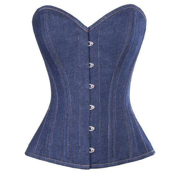 Sciver Denim Overbust Corset