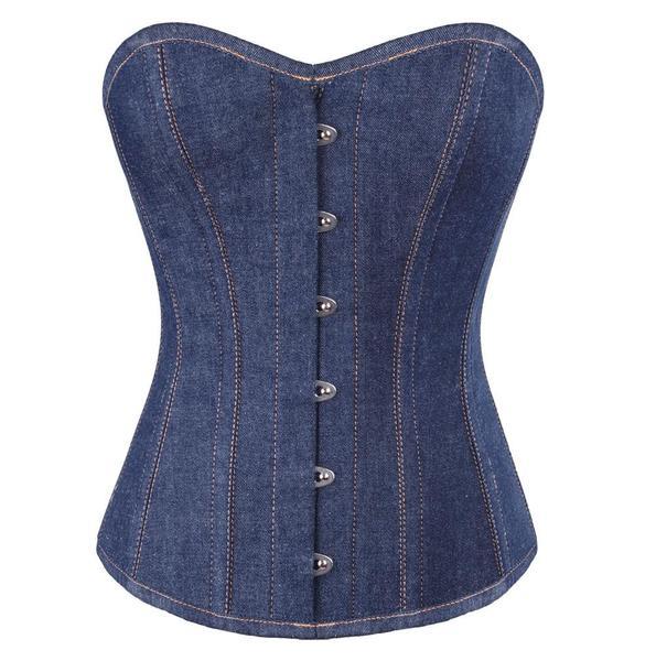 Fischer Denim Overbust Corset