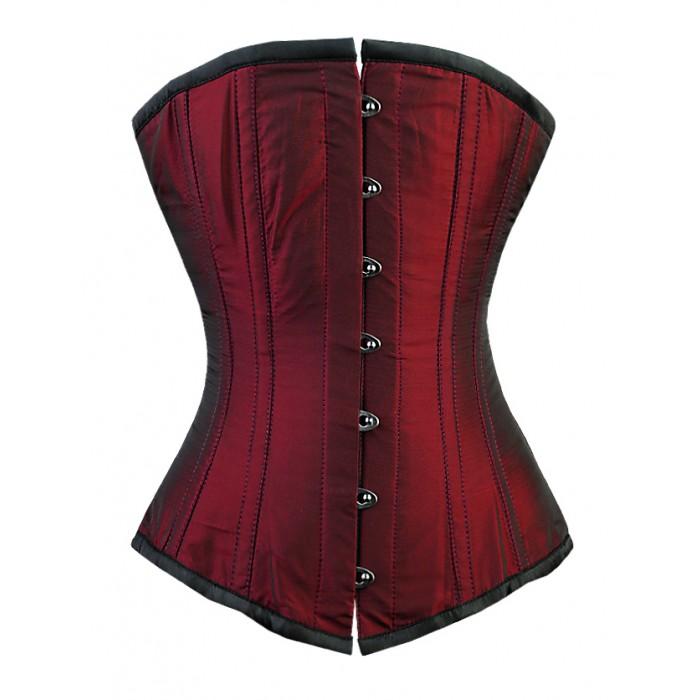 Sarri Burgundy Overbust Corset