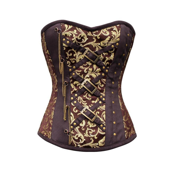 Lange Instant Shape Criss Cross Cotton Steampunk Underbust Corset –  Korsetts Konigin DE