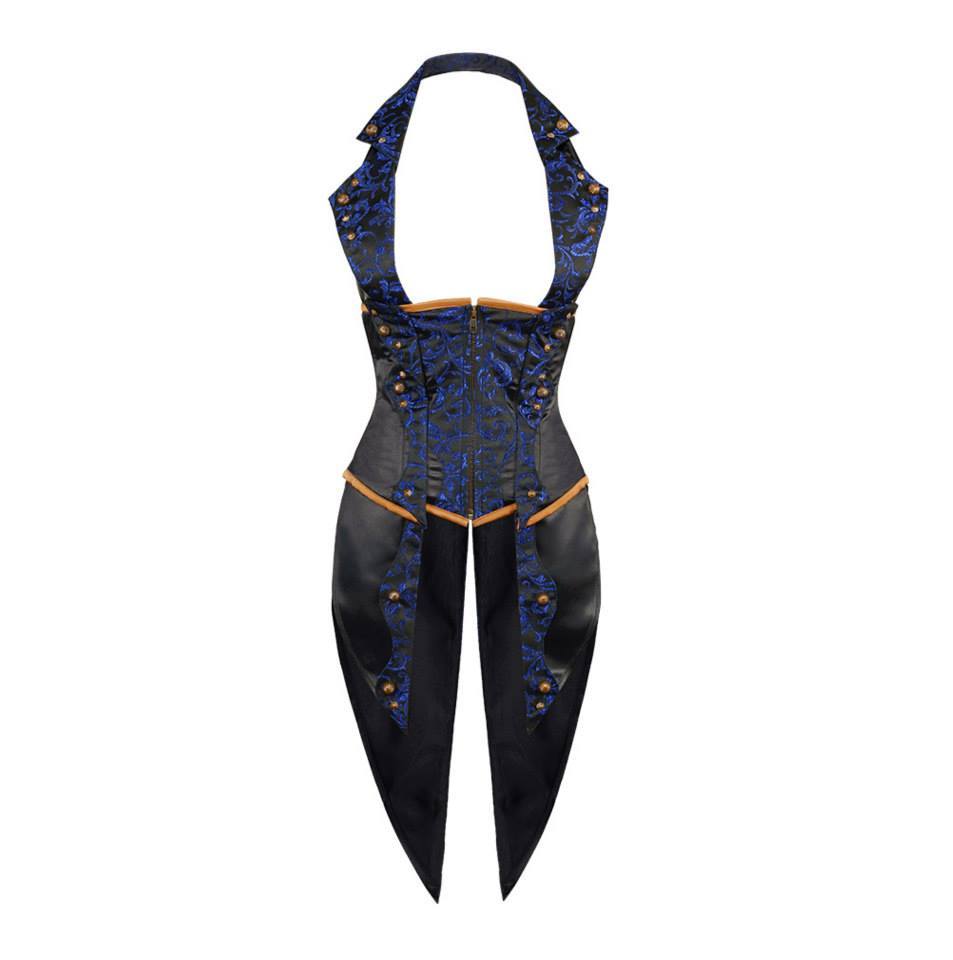 Blue Custom Made Corset