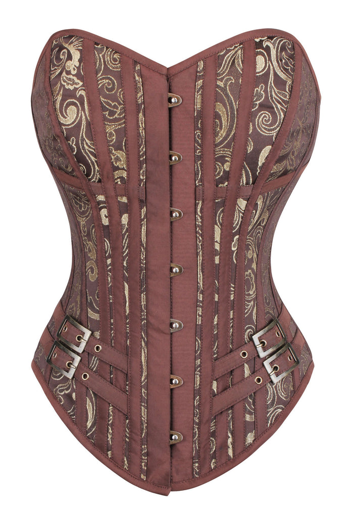 Gianluca Steampunk Overbust Corset With Buckle