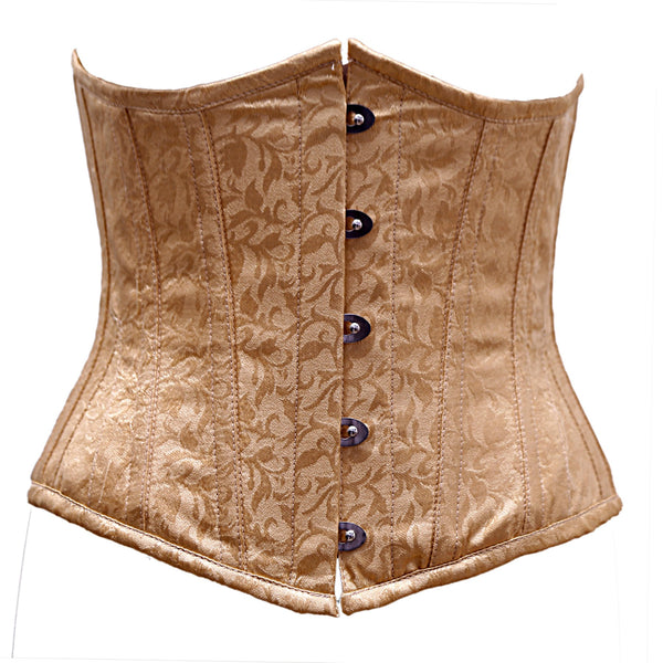 Rick Dark Beige Longline Underbust Corset