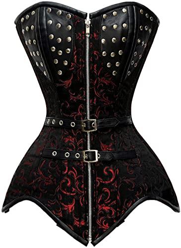 Wurtzbach Brocade Steel Boned Overbust Corset