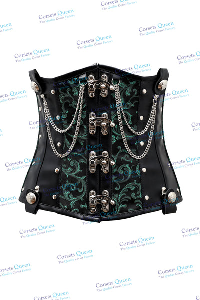 Kitten Brocade Gothic Underbust Corset