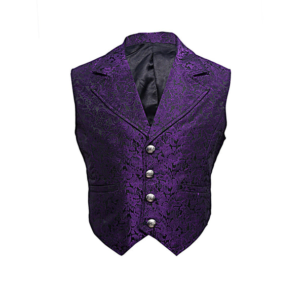 Gabi Gothic Purple Waist Coat