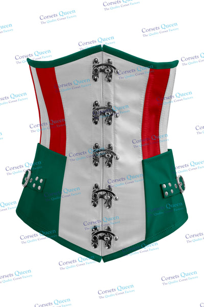 Endrick Steel Boned Underbust Christmas Special Corset - Corsets Queen US-CA