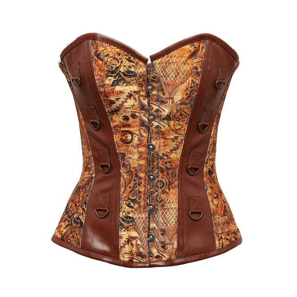 Tuchel Steampunk Steel Boned Overbust Corset