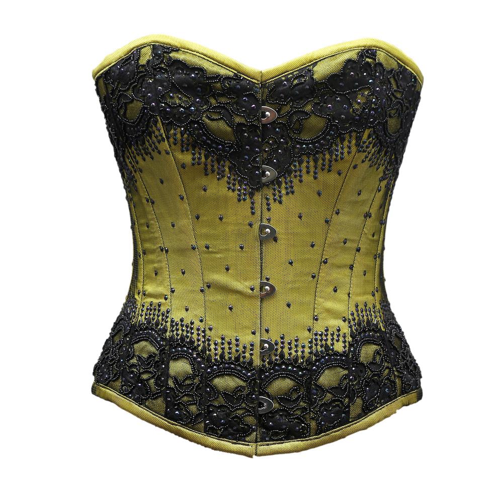 Kchier Embroidery Overbust Corset