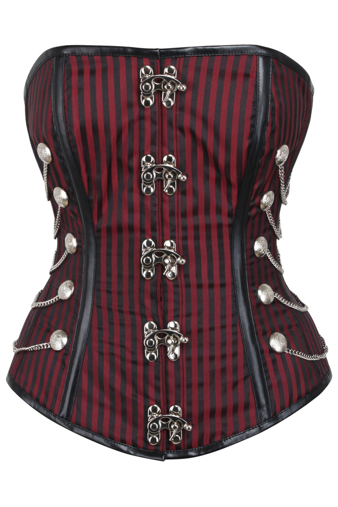 Arlethe Overbust Steampunk Corset - Corsets Queen US-CA