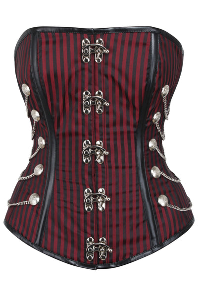 Arlethe Overbust Steampunk Corset - Corsets Queen US-CA