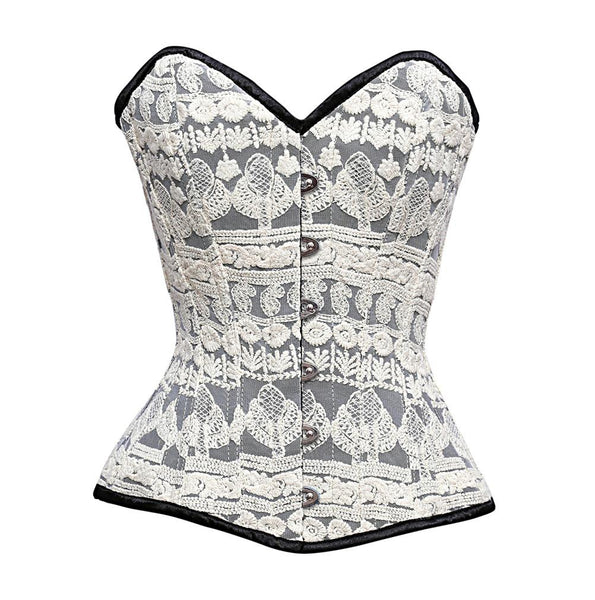 Logan Floral Embroidery Overbust Corset