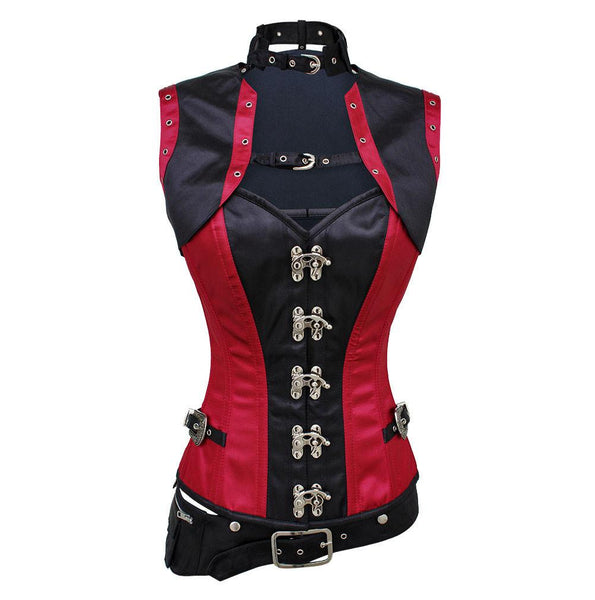 Shericka Steampunk Overbust Corset - Corsets Queen US-CA